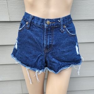 FOREVER 21 | Distressed Jean Shorts